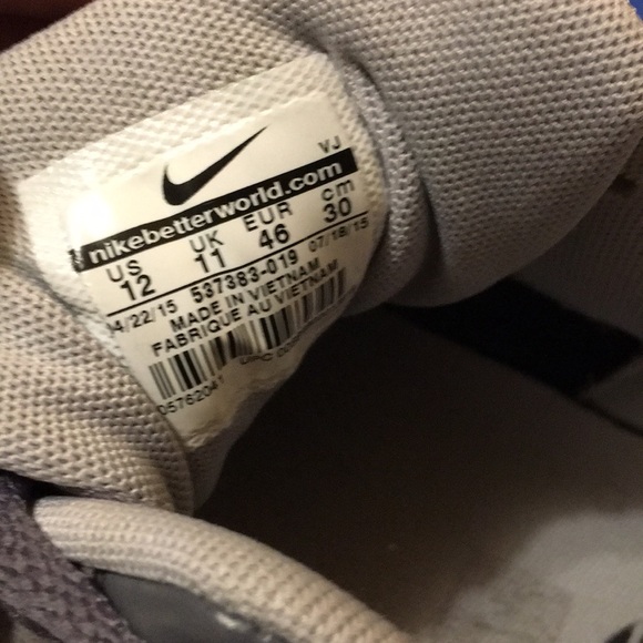 ❌ SOLD ❌Nike Air Max Mens size 12 Gray/ Gray❌ - Picture 5 of 5